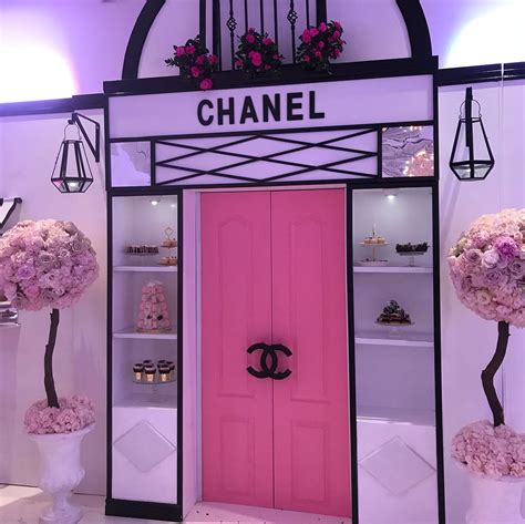 chanel backdrop ideas|chanel party ideas.